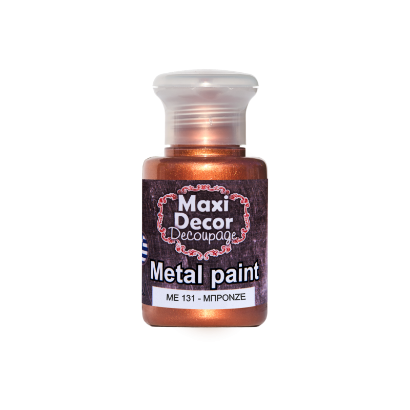 Μεταλλικό ακρυλικό χρώμα MAXI DECOR 60 ml (ΜΠΡΟΝΖΕ) ME-131
