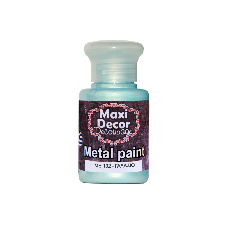 Μεταλλικό ακρυλικό χρώμα MAXI DECOR 60 ml (ΓΑΛΑΖΙΟ ME-132