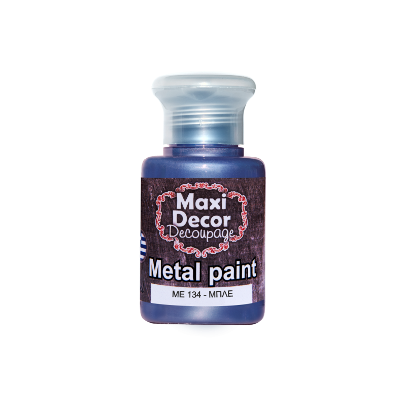 Μεταλλικό ακρυλικό χρώμα MAXI DECOR 60 ml (ΜΠΛΕ) ME-134