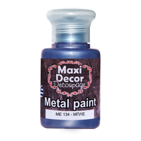 Μεταλλικό ακρυλικό χρώμα MAXI DECOR 60 ml (ΜΠΛΕ) ME-134