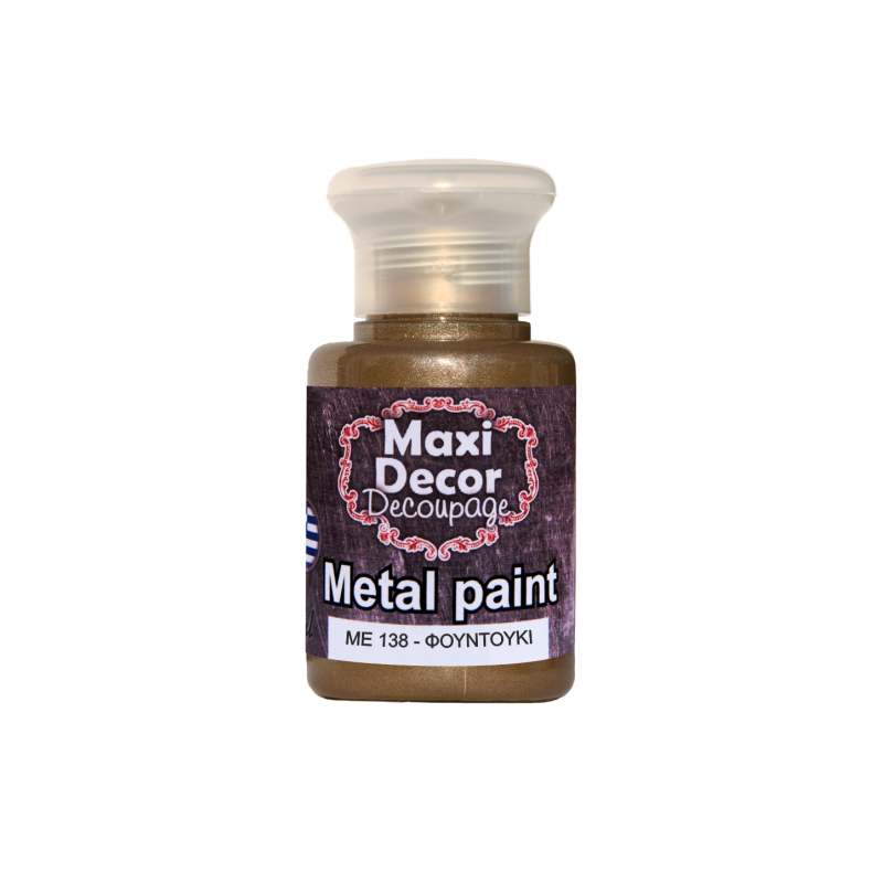 Μεταλλικό ακρυλικό χρώμα MAXI DECOR  60 ml (ΦΟΥΝΤΟΥΚΙ) ME-138