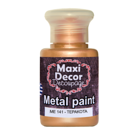 Μεταλλικό ακρυλικό χρώμα MAXI DECOR 60 ml (ΤΕΡΑΚΟΤΑ) ME-141
