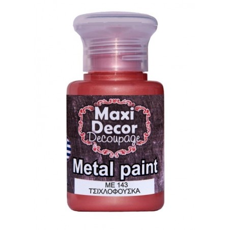 Μεταλλικό ακρυλικό χρώμα MAXI DECOR 60 ml (ΤΣΙΧΛΟΦΟΥΣΚΑ) ME-143