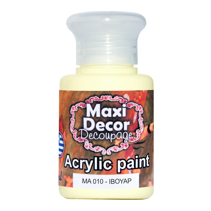 Ακρυλικό χρώμα 60 ml MAXI DECOR (ΙΒΟΥΑΡ) MA-010