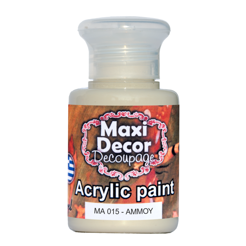Ακρυλικό χρώμα 60 ml (ΑΜΜΟΥ) MAXI DECOR  MA-015