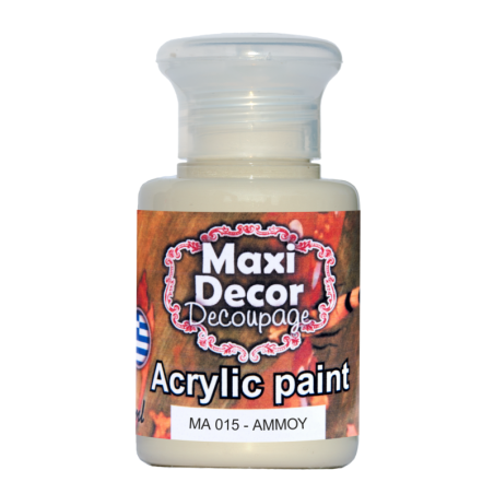 Ακρυλικό χρώμα 60 ml (ΑΜΜΟΥ) MAXI DECOR  MA-015