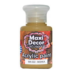 Ακρυλικό χρώμα 60 ml (ΜΟΚΚΑ) MAXI DECOR  MA-022