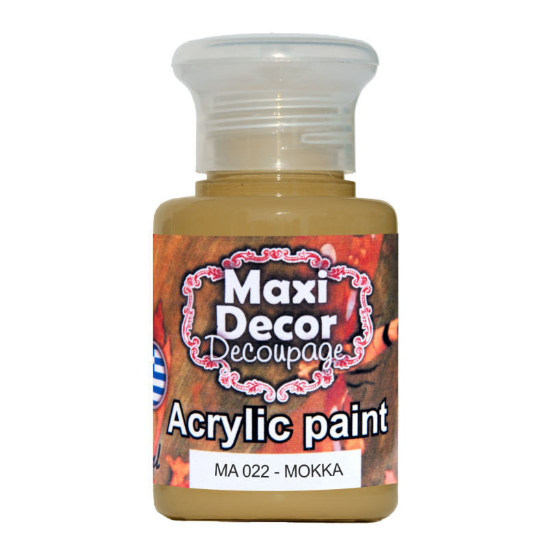 Ακρυλικό χρώμα 60 ml (ΜΟΚΚΑ) MAXI DECOR  MA-022