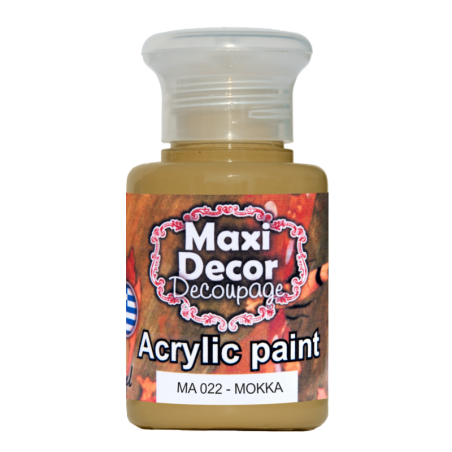 Ακρυλικό χρώμα 60 ml (ΜΟΚΚΑ) MAXI DECOR  MA-022