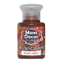 Ακρυλικό χρώμα 60 ml (ΚΑΝΕΛΙ) MAXI DECOR  MA-025