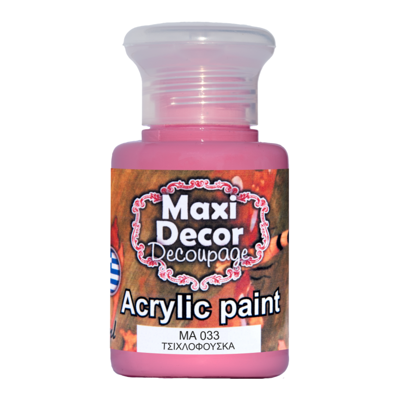 Ακρυλικό χρώμα 60 ml (ΤΣΙΧΛΟΦΟΥΣΚΑ) MAXI DECOR  MA-033
