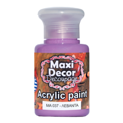 Ακρυλικό χρώμα 60 ml (ΛΕΒΑΝΤΑ) MAXI DECOR  MA-037