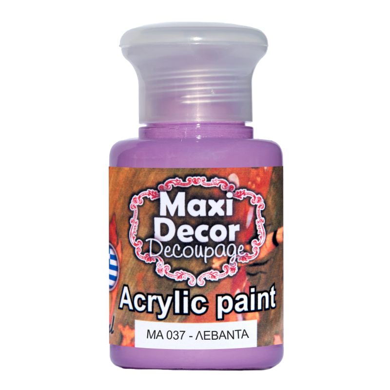 Ακρυλικό χρώμα 60 ml (ΛΕΒΑΝΤΑ) MAXI DECOR  MA-037