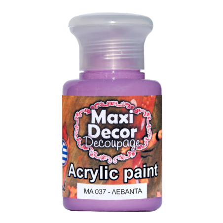 Ακρυλικό χρώμα 60 ml (ΛΕΒΑΝΤΑ) MAXI DECOR  MA-037