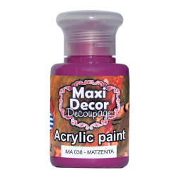 Ακρυλικό χρώμα 60 ml (ΜΑΤΖΕΝΤΑ) MAXI DECOR  MA-038