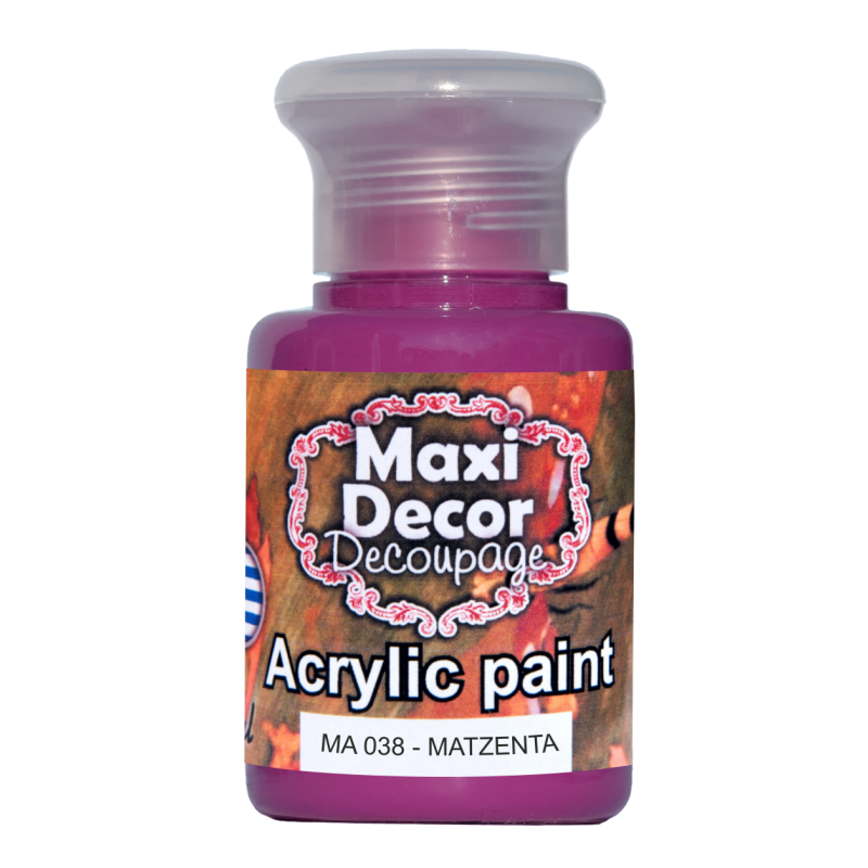 Ακρυλικό χρώμα 60 ml (ΜΑΤΖΕΝΤΑ) MAXI DECOR  MA-038