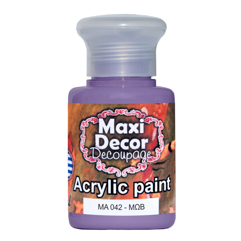Ακρυλικό χρώμα 60 ml (ΜΩΒ) MAXI DECOR  MA-042