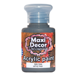 Ακρυλικό χρώμα 60 ml (ΜΠΛΕ ΡΑΦ) MAXI DECOR  MA-044