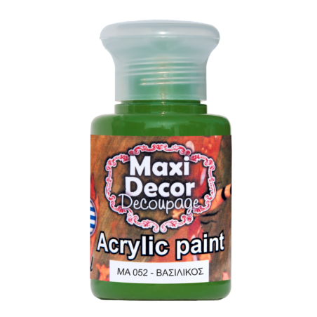 Ακρυλικό χρώμα 60 ml (ΒΑΣΙΛΙΚΟΣ) MAXI DECOR  MA-052