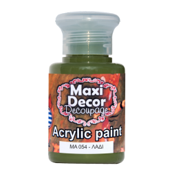 Ακρυλικό χρώμα 60 ml (ΛΑΔΙ) MAXI DECOR  MA-054