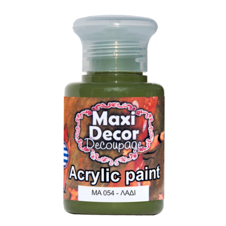 Ακρυλικό χρώμα 60 ml (ΛΑΔΙ) MAXI DECOR  MA-054