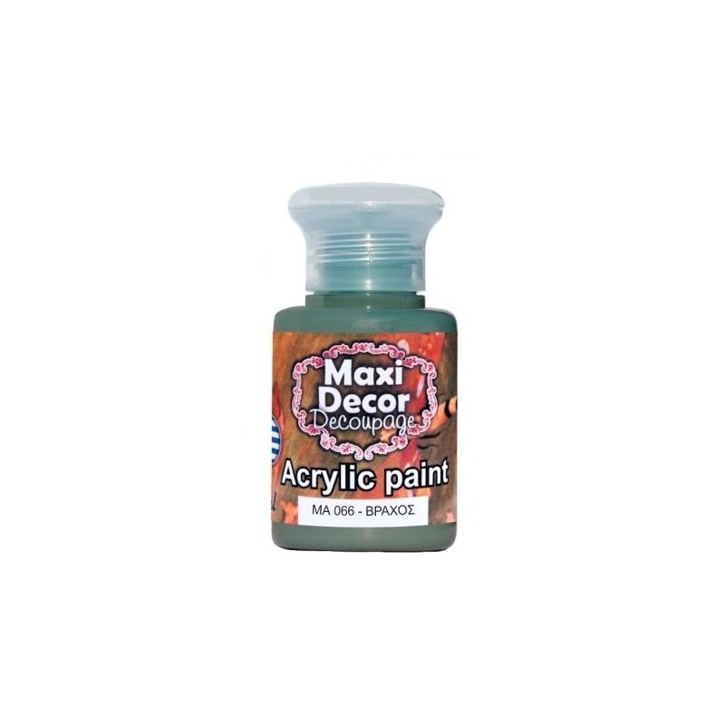 Ακρυλικό χρώμα 60 ml (ΒΡΑΧΟΣ) MAXI DECOR  MA-066