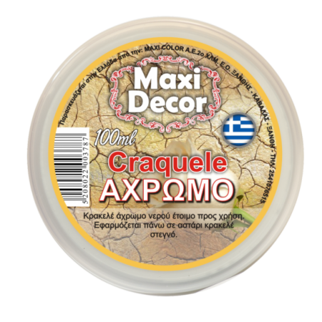Craquele (Κρακελε) άχρωμο 100ml 2o βήμα  MAXI DECOR 430000834
