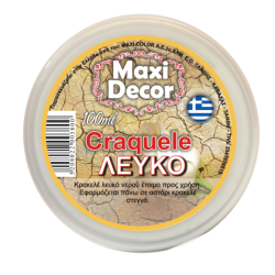 Craquele (Κρακελε) λευκό 100ml 2o βήμα  MAXI DECOR 430000838