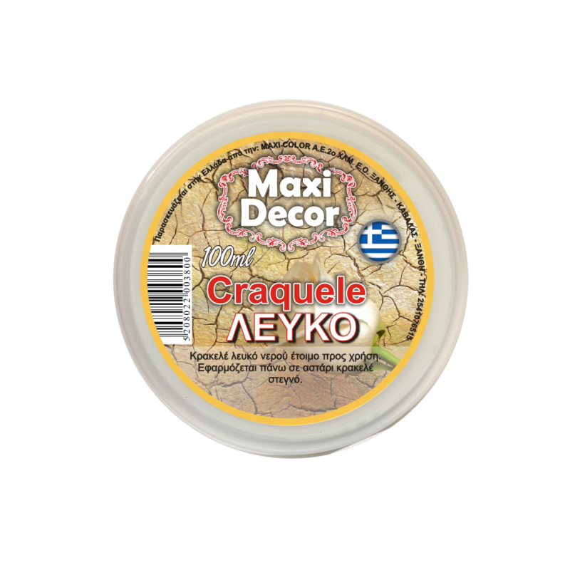 Craquele (Κρακελε) λευκό 100ml 2o βήμα  MAXI DECOR 430000838