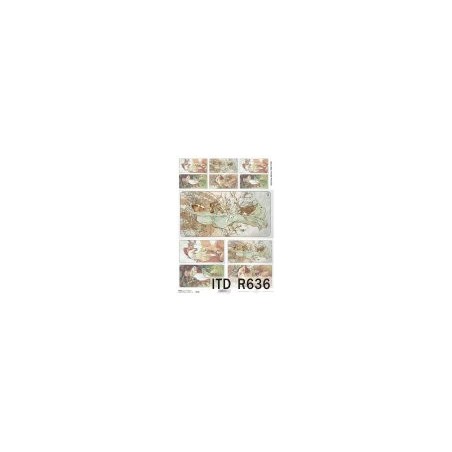 Ριζόχαρτο decoupage ITD 21X30 R0636