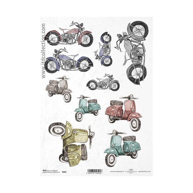 Ριζόχαρτο decoupage ITD 21X30 R0887