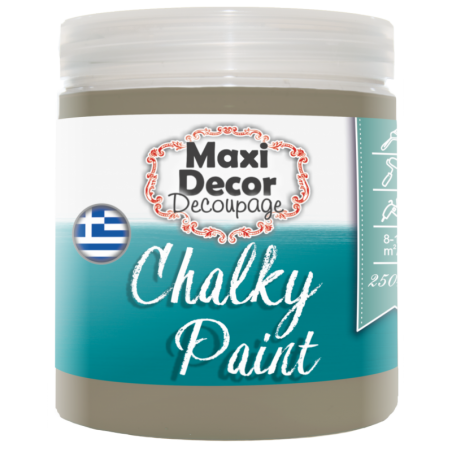 Χρώμα Κιμωλίας (Chalk paint ) Maxi Decor (ΜΟΚΚΑ) 250ml  CHP-513