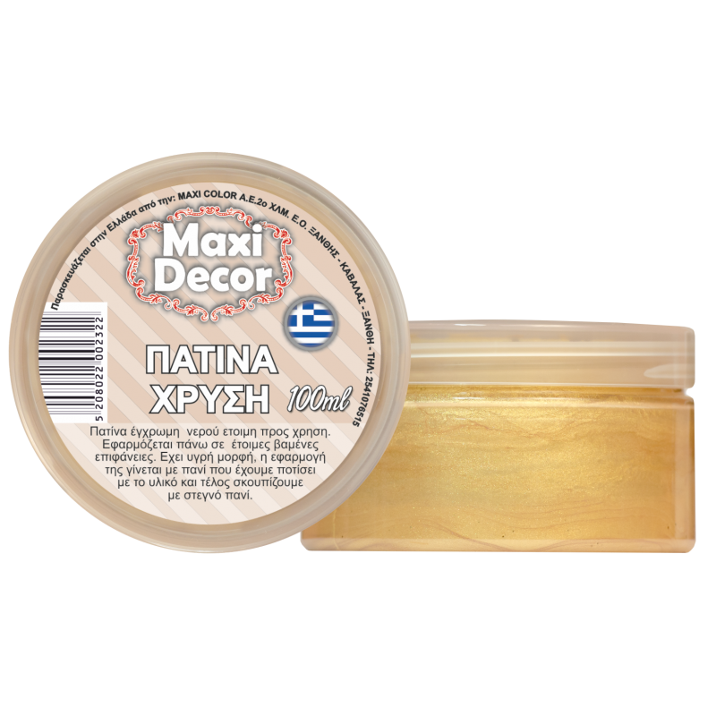 Πατίνα χρυσή  100 ml MAXI DECOR 430000762