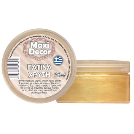 Πατίνα χρυσή  100 ml MAXI DECOR 430000762