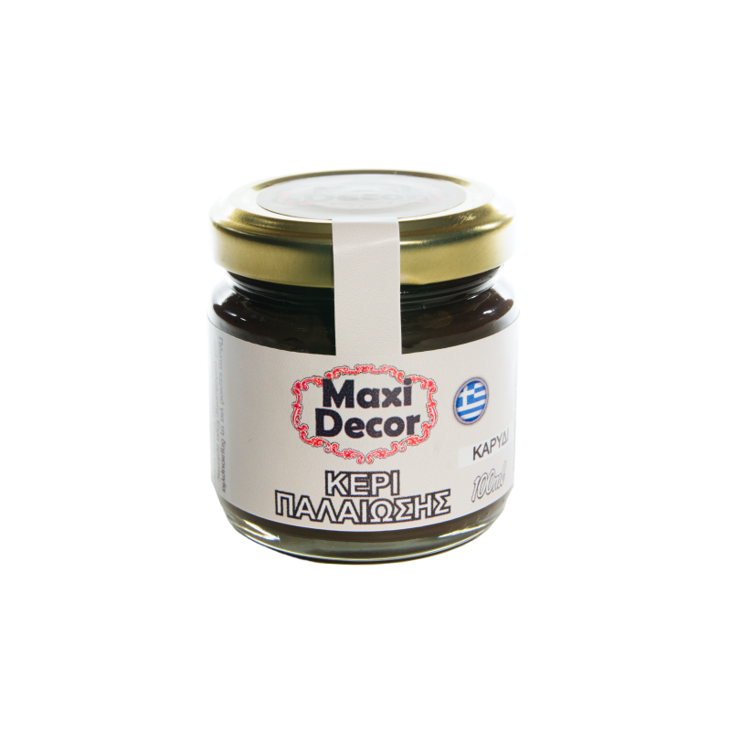Κερί παλαίωσης καρυδί  100 ml Maxi Decor 430000848Κ