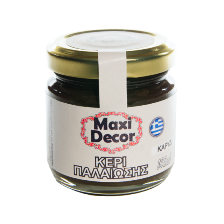 Κερί παλαίωσης καρυδί  100 ml Maxi Decor 430000848Κ