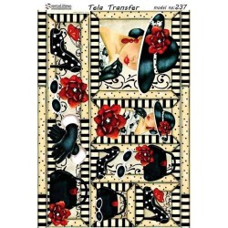 Ριζόχαρτο Decoupage  Tela A3 237