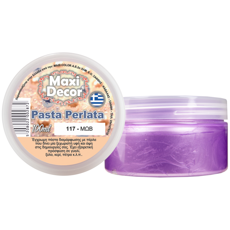 Pasta perlata 100ml (ΜΩΒ) MAXI DECOR PP-117