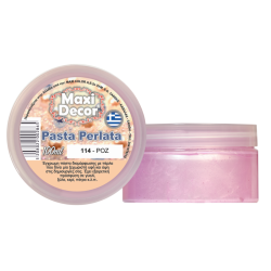 Pasta perlata 100ml (ΡΟΖ) MAXI DECOR PP-114