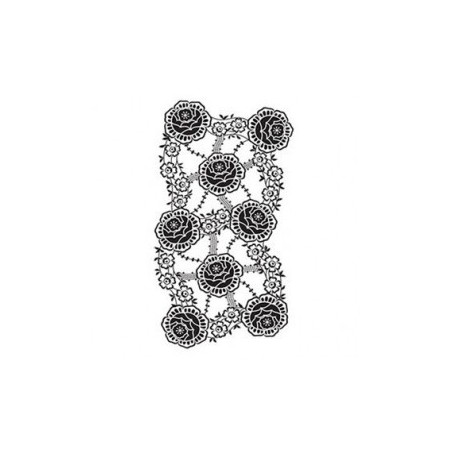 Transfer dantel CADENCE μαύρο χρώμα 17 x 25 εκ DT-007B