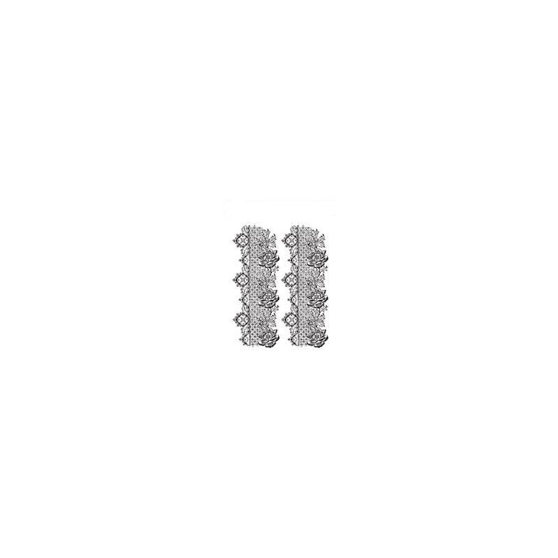 Transfer dantel CADENCE μαύρο χρώμα 17 x 25 εκ DT-030B
