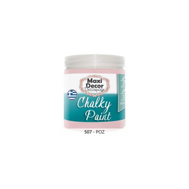 Χρώμα Κιμωλίας (Chalk paint ) Maxi Decor (ΡΟΖ) 250ml  CHP-507