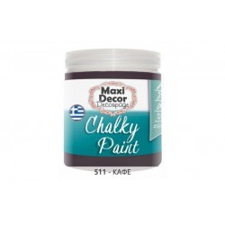 Χρώμα Κιμωλίας (Chalk paint ) Maxi Decor (ΚΑΦΕ) 250ml  CHP-511