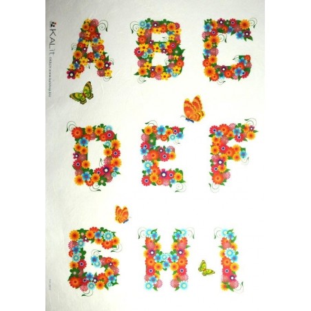 Ριζόχαρτο decoupage KALIT 45X32 FLO-0012