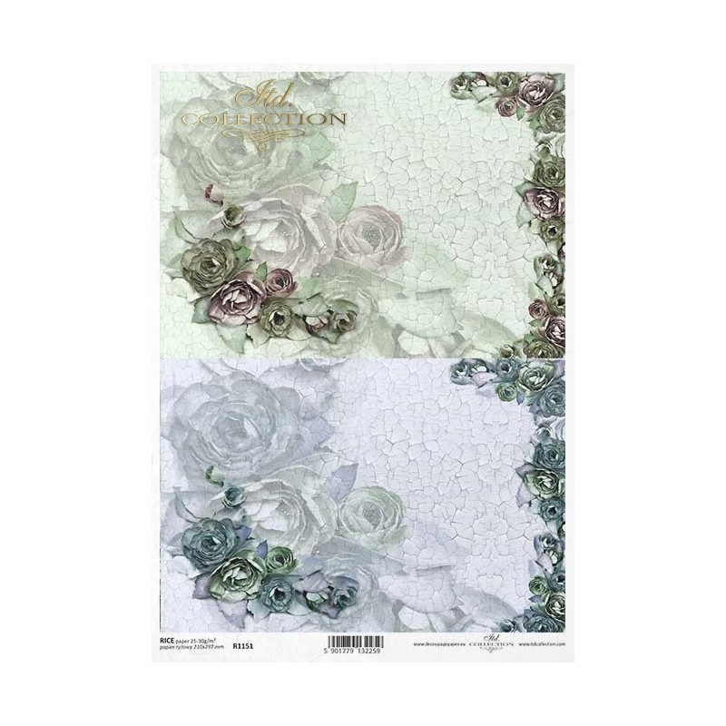 Ριζόχαρτο decoupage ITD 21X30 R1151
