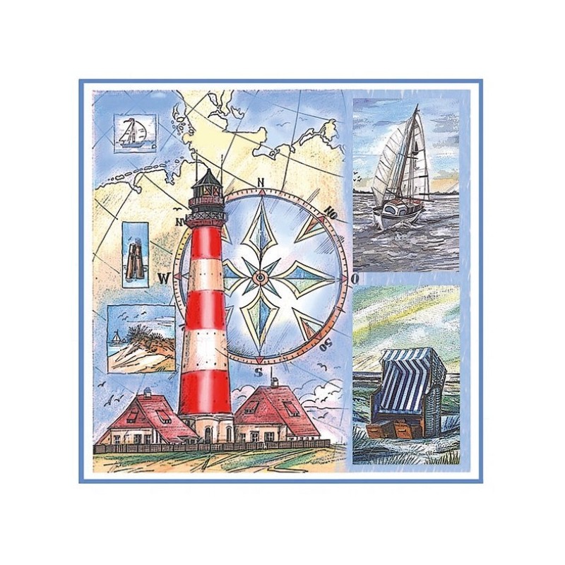 Χαρτοπετσέτα decoupage AMBIENTE 25 x 25 12509625