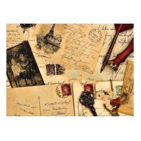 Ριζόχαρτο αυτοκόλλητο decoupage TELA 48 x 33 DF-098