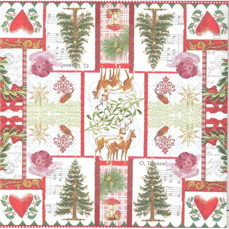Χαρτοπετσέτα για decoupage 25x25 IHR 102621800