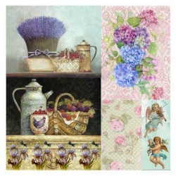 Transfer ARTEBELLA 17x24εκ με γκλιτερ ασημί 2701s
