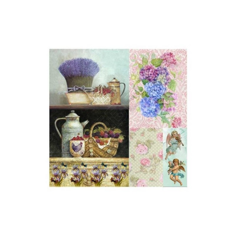 Transfer ARTEBELLA 17x24εκ με γκλιτερ ασημί 2701s